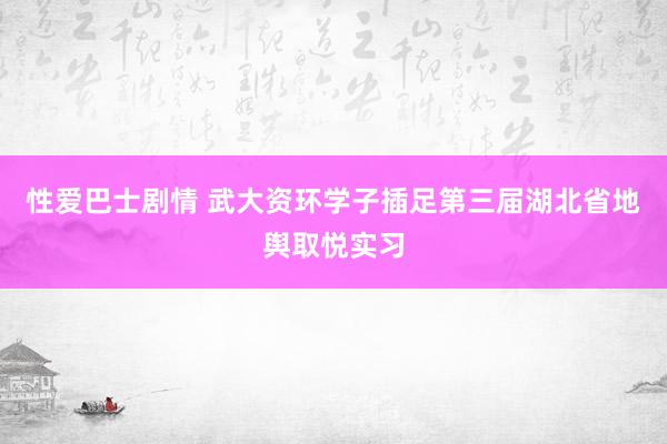 性爱巴士剧情 武大资环学子插足第三届湖北省地舆取悦实习